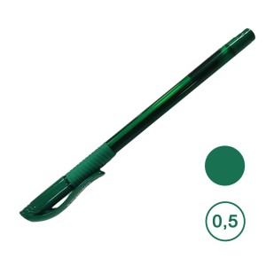 Ручка шариковая UNIMAX Margo 0.5mm зеленый стержень /уп 5 шт