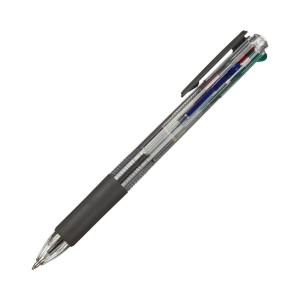 Ручка автоматическая шариковая 4 цвета Deli Arris 0,7мм / 3326