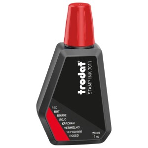 Штемпельная краска Trodat 28 ml красная / 7011 (мастика)