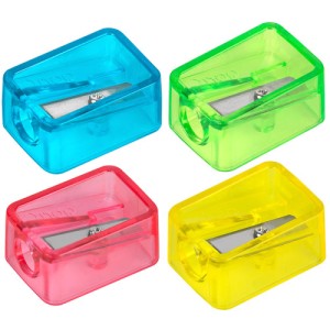 Точилка 1 отв "DELI"Comiko Н034 пластиковая /уп 70 шт