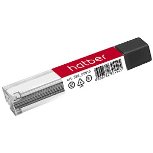 Грифель 0,5 mm Hatber HB футл/12 стерж / 00010