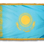 Флаг РК 1*2м (внутренний) с апликацией