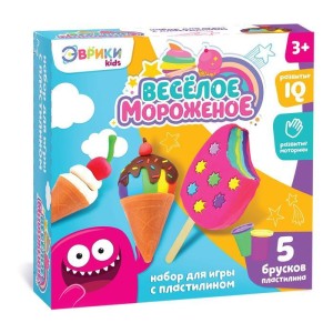 Набор для игры с пластилином "Веселое мороженое" 01113