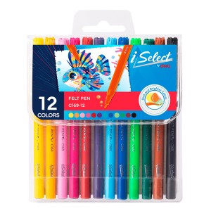 Фломастеры 12 цв "DELI i Select" /С169-12