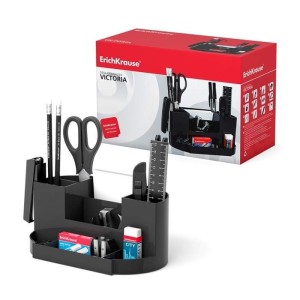 Органайзер 12 предметов ErichKrause "Victoria" черный пластик / 1931