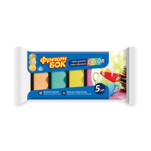 Губки для посуды волнистые "Фрекен бок" 5 шт / уп 5/9703