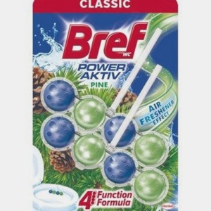 Чистящее средство "Bref" Хвоя для унитаза 4 в 1 (2х50г)