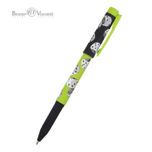 Ручка шариковая BV FreshWrite Кубики 0,7 мм, синий стержень /уп 24 шт