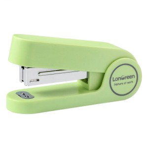 Степлер №24/6, 26/6 Deli LonGreen пластиковый, до 25 л, салатовый /415GN
