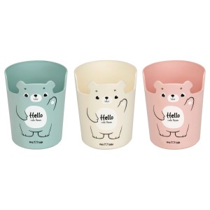 Стакан настольный детский пластиковый "Hello MESHU Bear" ассорти /65095