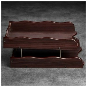 Лоток гориз. 2-х секц."Венге" дерево 1268466