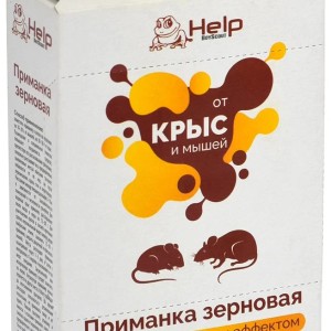Отрава приманка зерновая против крыс и мышей "Help" 100 гр / 80262