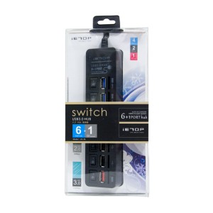 Расширитель USB хаб, 7 порт iETOP U3-26 (кабель 30 см)
