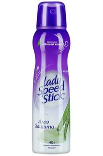 Дезодорант спрей Lady Speed Stick алоэ защита 150 мл