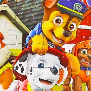 Пазлы картонные А4 маленькие мультяшки D02/D29