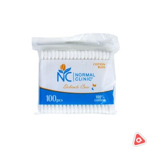 Ухочистки Normal Clinic ватные палочки 100 шт в мягкой упак /кор 96 шт