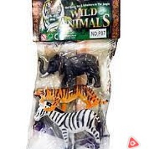 Набор диких животных 4 шт в пакете /YX-Y141-1