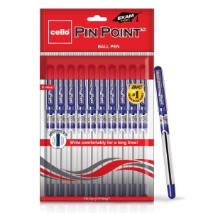 Ручка шариковая CELLO "Pin Point" син стерж 0,5 / уп 12 шт