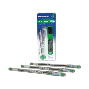 Ручка шариковая Pensan 2240 зеленый стержень/25 шт