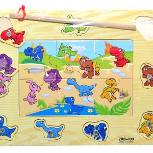 Пазлы деревянные А4 ассорти / 6009