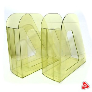 Лоток верт. 3-х секционный "Shuter" пластиковый, синий / S903L