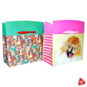 Пакет подарочный собачки ассорти 2316