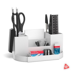 Органайзер 12 предметов ErichKrause "Victoria Classic" белый пластик / 53258