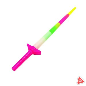 Меч пласт.светящийся телескопический