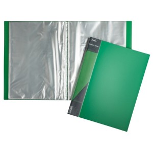 Папка с файлами "Hatber StandartLine" 60 шт, зелёная /00107