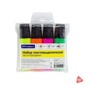 Маркер/ набор текст 4 цв "BASY" НТ806