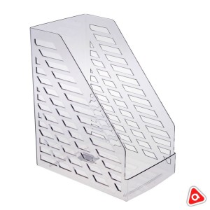 Лоток верт. 1 секц. СТАММ XXL ширина 16 см серый /ЛТ903