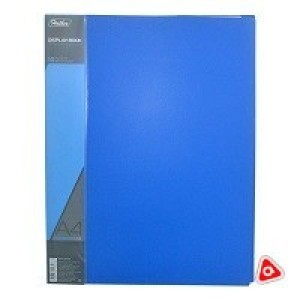 Папка с файлами 10 шт А4 Hatber Standard синяя 00109