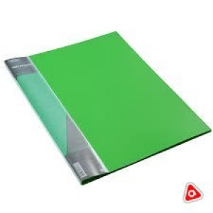 Папка с файлами 10 шт А4 Hatber Standart зеленая 00107