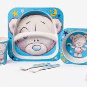 Набор посуды детской бамбуковая,5 пред."Me To You"/6886168