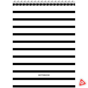 Блокнот на пружине А5 ARTSpace " Узоры BW Pattern" 60листов /28935