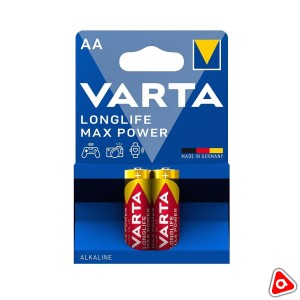 Батарея Varta Longlife Max Power AA пальч. оригинал сине-красная /уп 2 шт /4764