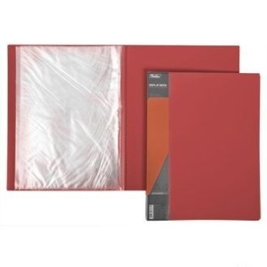 Папка с файлами "Hatber StandartLine" 80 шт, красная /00115