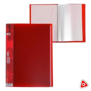 Папка с файлами 40 шт DELI"RIO" мягкая ассорти /800402