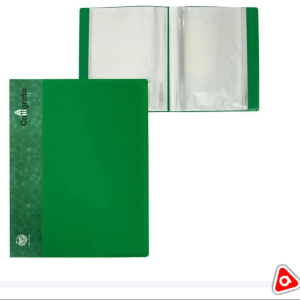 Папка с файлами 80 шт "Хатбер" Standart зелёная /00107