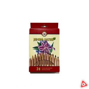 Карандаши 24 цв KOH-I-NOOR JUMBO NATUR 2174 (утолщенные, гр. 5,6мм)