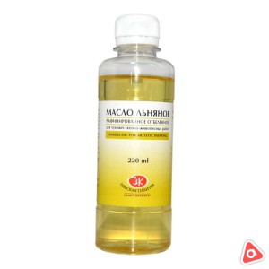 Масло льняное 220ml "Рафинированное Отбеленное" (Невская палитра)