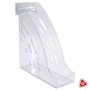 Лоток верт. 1 секц. СТАММ "Торнадо" прозрачный серый /ЛТ403