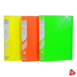 Папка с файлами 40 шт БЮРОКРАТ зелёная /816946