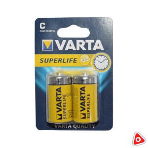 Батарея Varta Superlife C средние желтые /уп 2 шт 2014