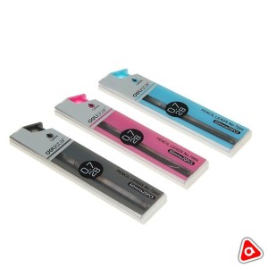 Грифель 0,7 mm Deli "Scribe" 2B в футляре 20 стержн ассорти / 7004