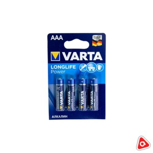 Батарея Varta Longlife Power micro AAА мизинец оригинал /уп 2 шт/ 4903