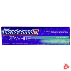 Зубная паста "Blend-a-med 3D White" Нежная мята 100мл