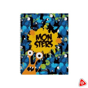 Папка с файлами 20 шт ErichKrause Monsters. на спирали / 52775