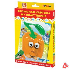 Набор для творчества "Объёмная картина из пластилина" Перчик /упак