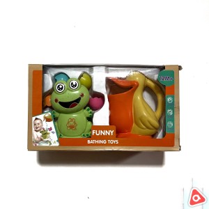Игрушка набор для ванны "Лягушонок и пеликан" 2 предмета / 2920385